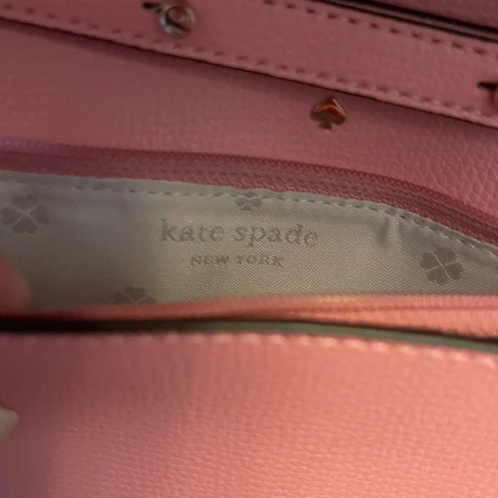 Kate Spade Candy Pink Crossbody Leather Purse With Chain Handle - Picture 6 of 12